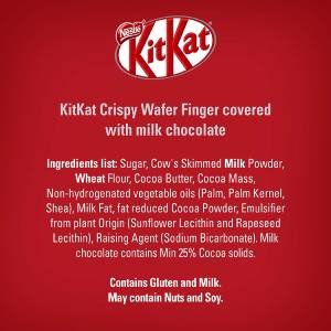 Nestle KitKat Crispy Wafer Finger covered with milk chocolate 110g