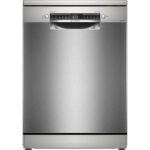 Bosch Series 4  Free-Standing Dishwasher 60 cm  14 place settings  Home Connect Remote Monitoring and Control1 Year Manufacturing Warranty  SMS4ECI26M Brushed steel anti-fingerprint