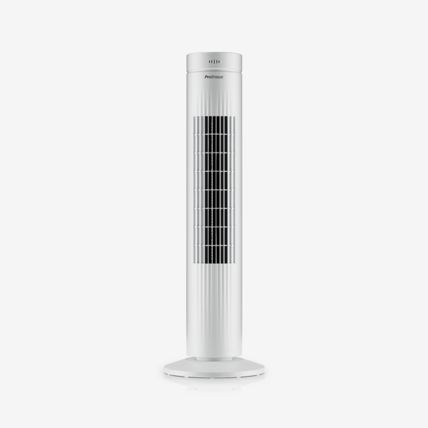 30 Oscillating Tower Fan with Touch Panel - White
