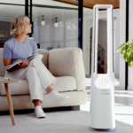 ⁦40 Bladeless Tower Fan - White⁩ - الصورة ⁦2⁩