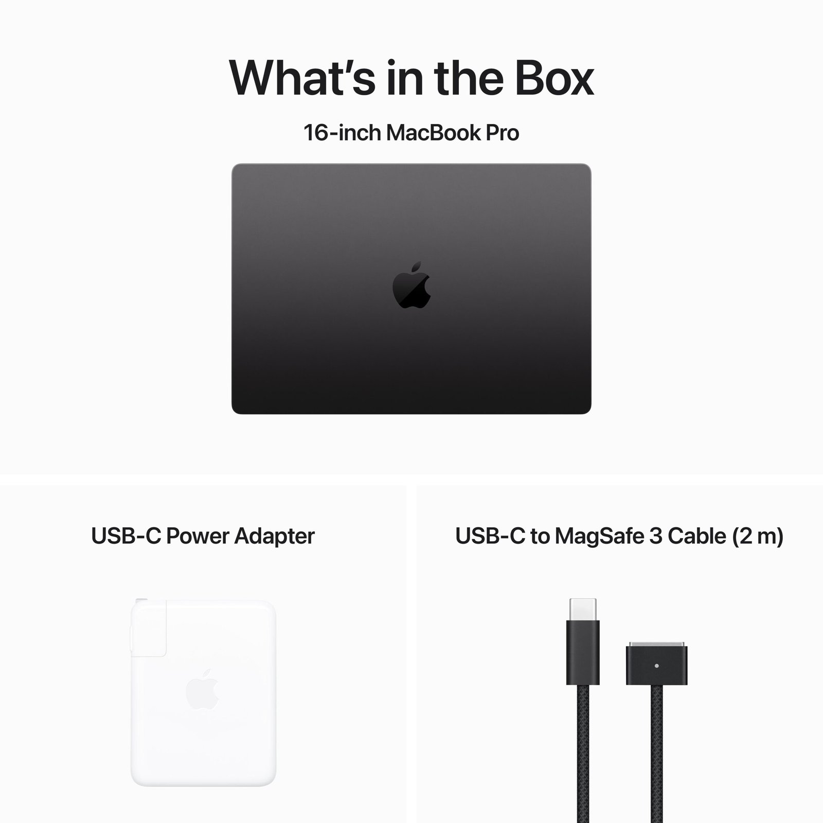 ⁦16-inch MacBook Pro: Apple M3 Pro chip with 12‑core CPU and 18‑core GPU. 512GB SSD - Space Black⁩ - الصورة ⁦10⁩