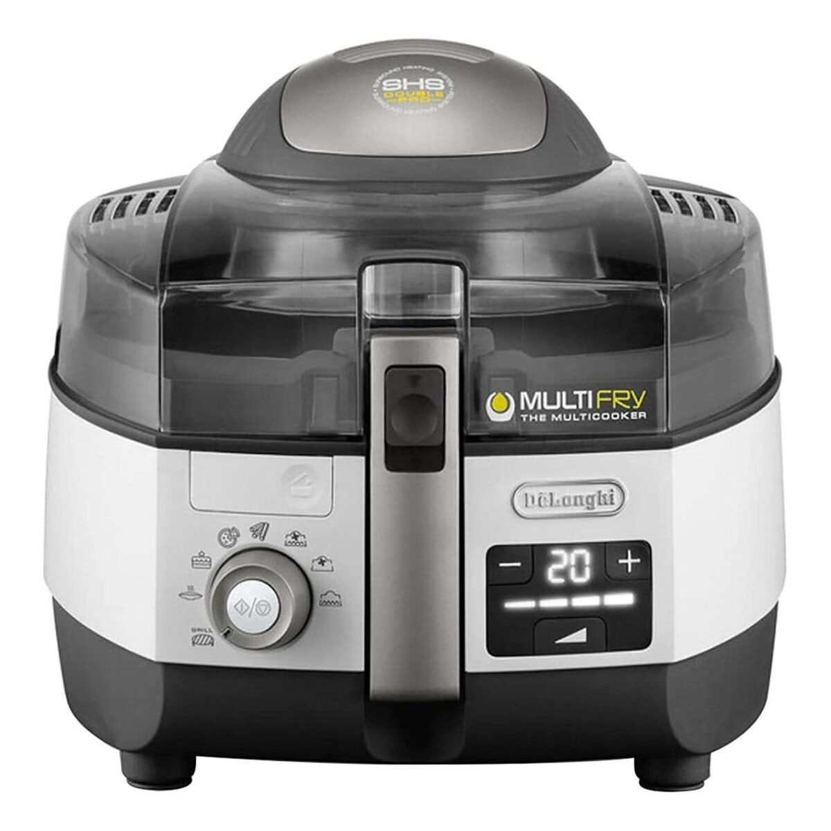 ⁦De'Longhi Multifry Extra Chef Low Oil Fryer Multicooker. Black. 1.7 kg. FH1394. 1 Year Warranty⁩ - الصورة ⁦1⁩