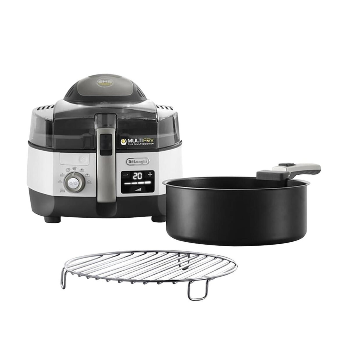 ⁦De'Longhi Multifry Extra Chef Low Oil Fryer Multicooker. Black. 1.7 kg. FH1394. 1 Year Warranty⁩ - الصورة ⁦2⁩