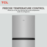 ⁦TCL Top Mount Refrigerator Inox 324L⁩ - الصورة ⁦7⁩