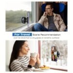 ⁦Adjustable Vacuum Magnetic Suction Cup Phone Holder, Suitable for Car/Gym/Mirror/Smooth Surfaces Hands-Free Stand, Compatible with All Smartphones⁩ - الصورة ⁦8⁩