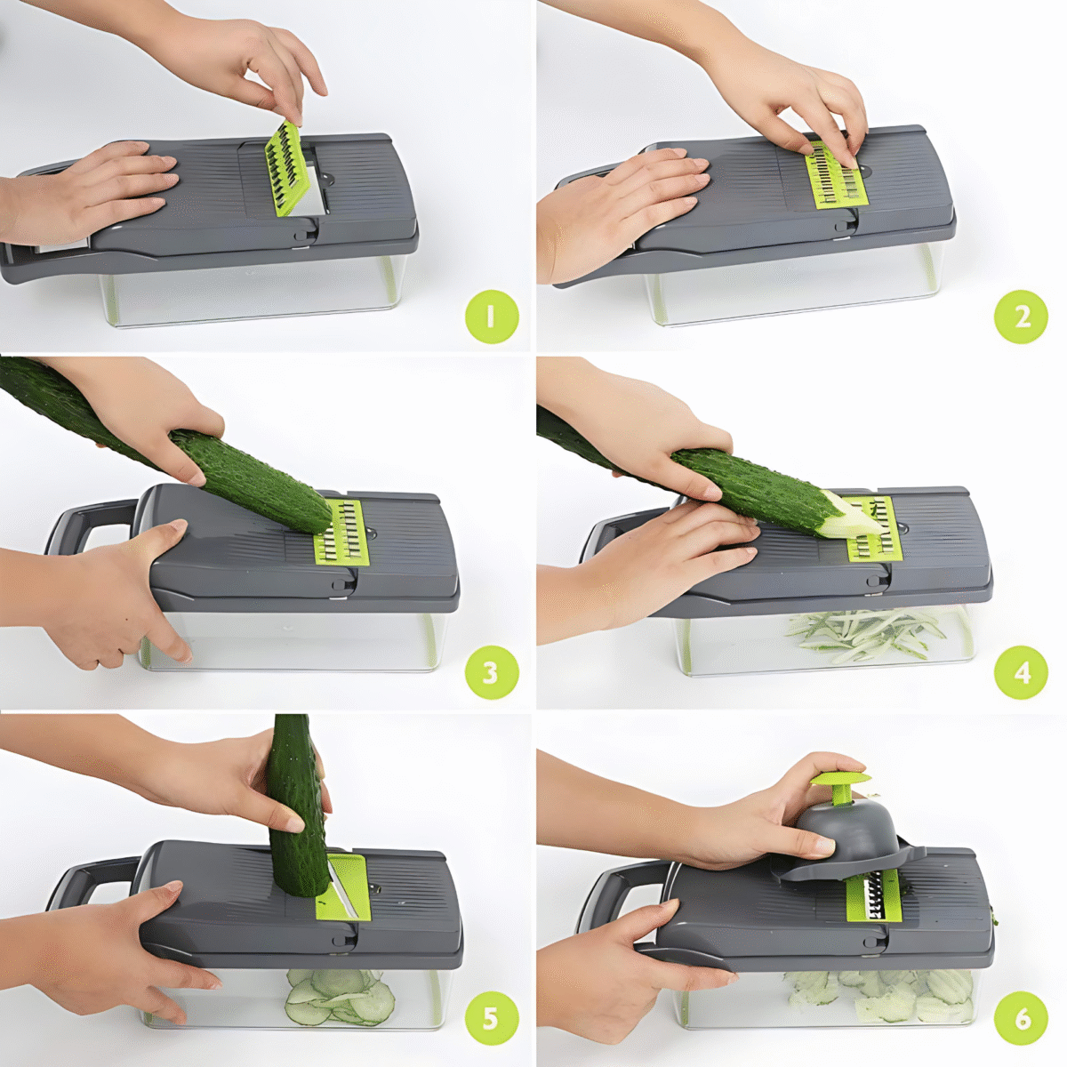 ⁦16-in-1 Vegetable Cutter Chopper and Slicer⁩ - الصورة ⁦9⁩