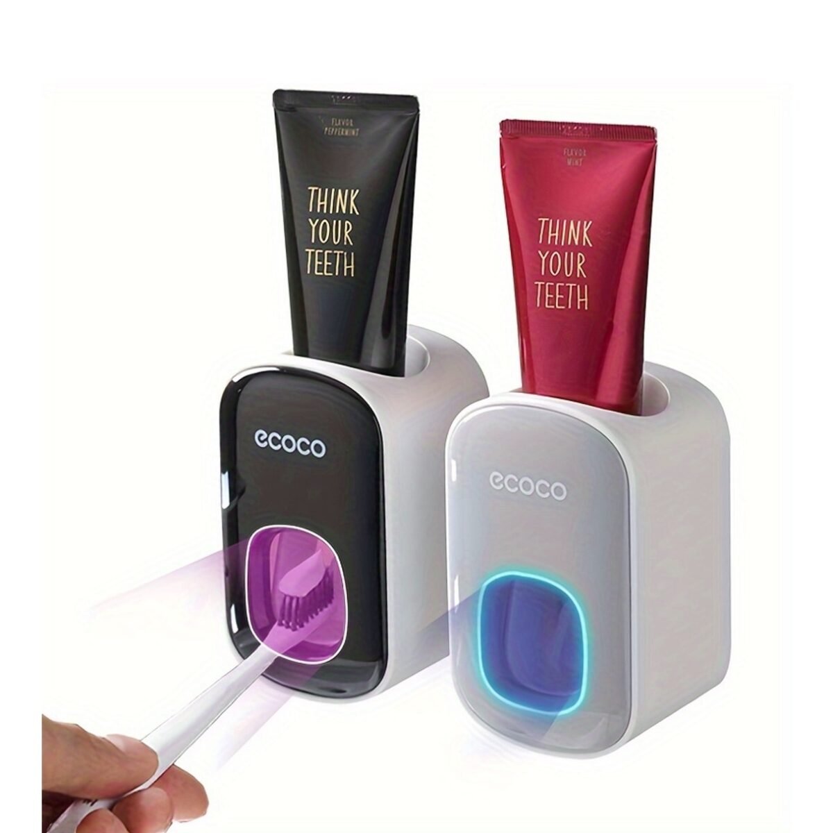 ⁦Fully Automatic High-end Toothpaste Squeezer for Bathroom, Home Use, Wall-mounted Toothpaste Holder without Drilling Holes⁩ - الصورة ⁦3⁩
