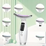 ⁦Facial And Neck Massager, 7 Modes, Rechargeable USB, Face Massage Care Tool, Perfect Gifts for Women Gift for Mom On Mother's Day⁩ - الصورة ⁦3⁩