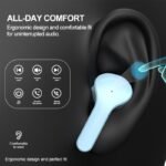 ⁦In-ear wireless sports earphones, stylish and cool, lightweight and easy to carry, low latency high-quality HiFi sound quality with power indicator light display, ideal choice for gaming/sports/outdoor/leisure/sleeping headphones, trustworthy!⁩ - الصورة ⁦11⁩