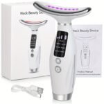 Facial And Neck Massager, 7 Modes, Rechargeable USB, Face Massage Care Tool, Perfect Gifts for Women Gift for Mom On Mother's Day