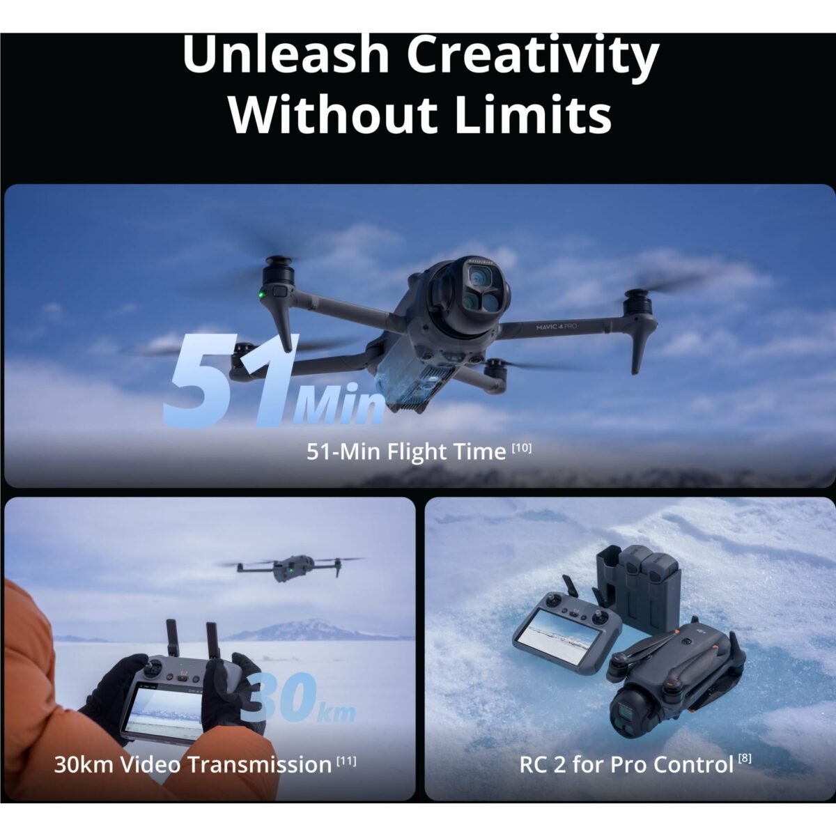 ⁦DJI Mavic 4 Pro Fly More Combo (DJI RC 2)⁩ - الصورة ⁦9⁩