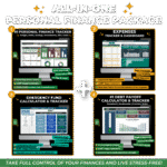 ⁦#1 Personal Finance Tracker - Achieve all your Goals with this Easy to use Spreadsheet⁩ - الصورة ⁦7⁩