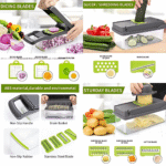 ⁦16-in-1 Vegetable Cutter Chopper and Slicer⁩ - الصورة ⁦10⁩