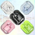⁦In-ear wireless sports earphones, stylish and cool, lightweight and easy to carry, low latency high-quality HiFi sound quality with power indicator light display, ideal choice for gaming/sports/outdoor/leisure/sleeping headphones, trustworthy!⁩ - الصورة ⁦2⁩