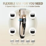 ⁦Rechargeable Grooming Kit for Trimming Hair of Different Lengths⁩ - الصورة ⁦4⁩