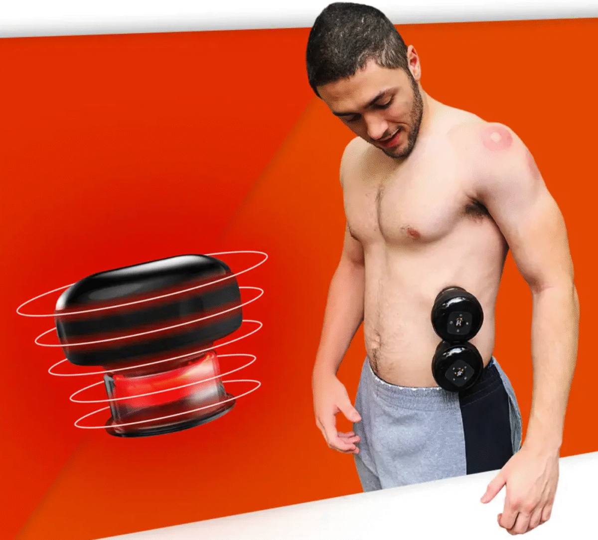 ⁦جهاز تدليك الحجامة الذكي Hijama Pro™ بالإضافة إلى واحدة مجانية!⁩ - الصورة ⁦5⁩